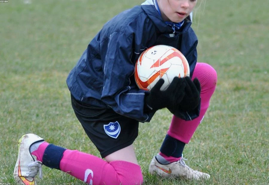Kinderen tijdens hockeytraining